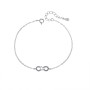 Βραχιόλι Γυναικείο Senza από ασήμι 925, οβάλ περίγραμμα με πεταλούδα - SSR4684SLB