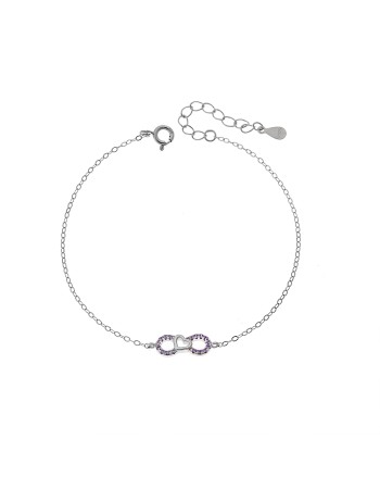 Βραχιόλι Γυναικείο Senza από ασήμι 925, οβάλ περίγραμμα με πεταλούδα - SSR4684SPE