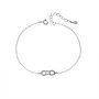 Βραχιόλι Γυναικείο Senza από ασήμι 925, οβάλ περίγραμμα με πεταλούδα - SSR4684SR