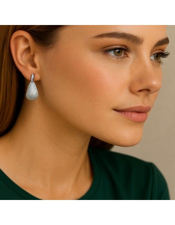 Σκουλαρίκια SENZA Κρίκοι Ασήμι 925 - SSR4693SR