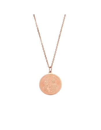 Κολιέ Γυναικείο SΕΝΖΑ Steel Rose Gold Plated - SSD3378RG