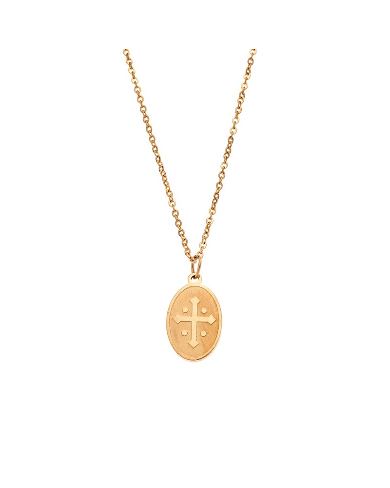 Κολιέ Γυναικείο SΕΝΖΑ Steel Rose Gold Plated - SSD3380GD