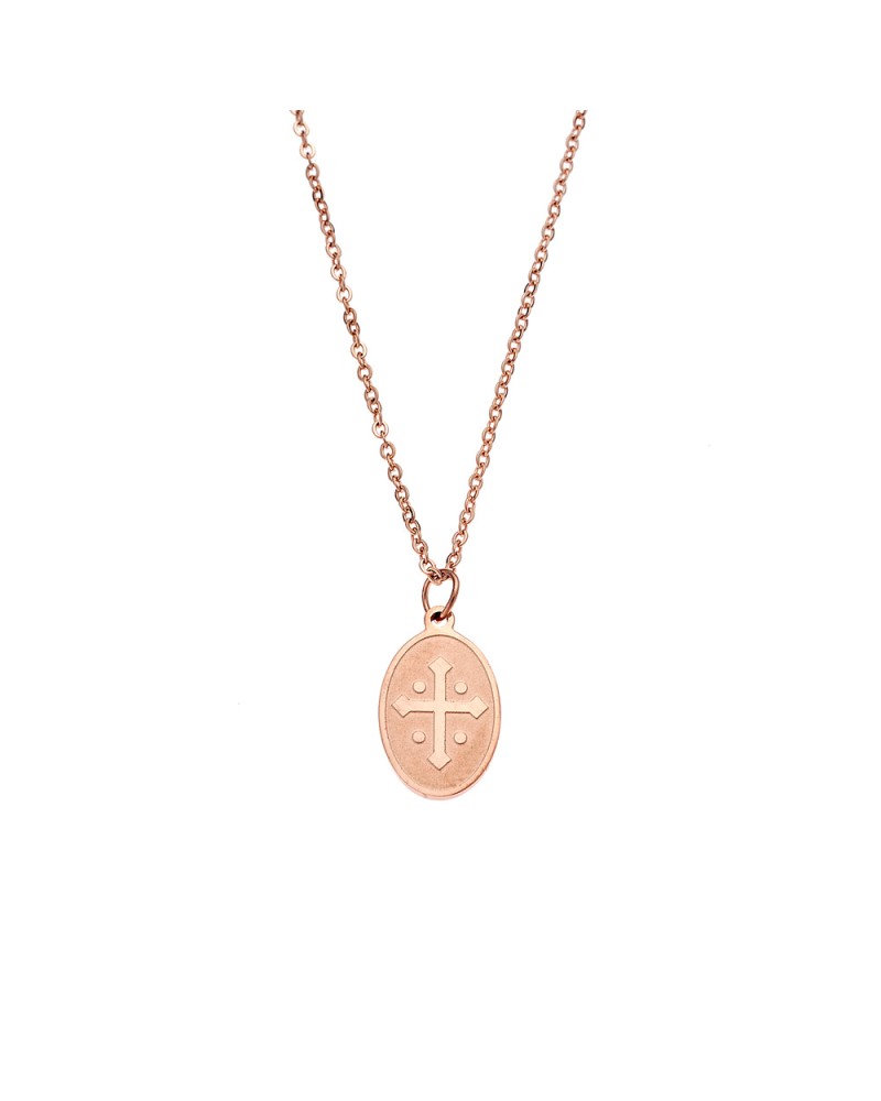 Κολιέ Γυναικείο SΕΝΖΑ Steel Rose Gold Plated - SSD3380RG