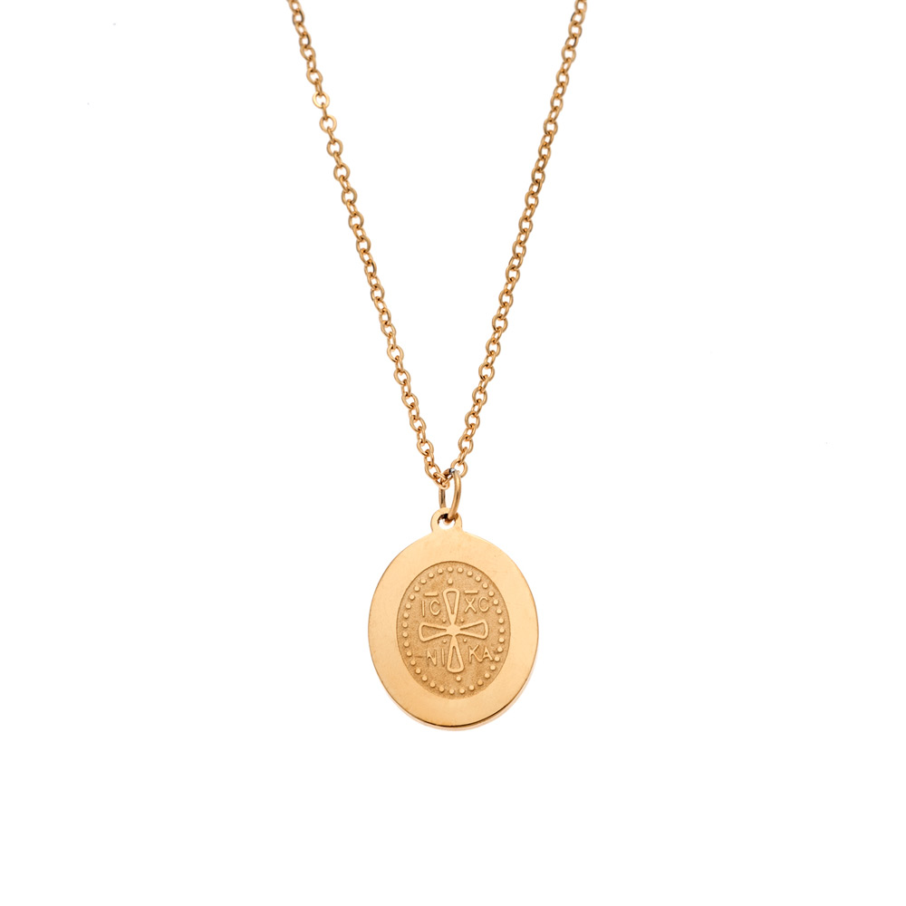 Κολιέ Γυναικείο SΕΝΖΑ Steel Gold Plated - SSD3382GD