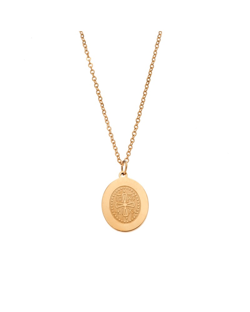 Κολιέ Γυναικείο SΕΝΖΑ Steel Gold Plated - SSD3382GD