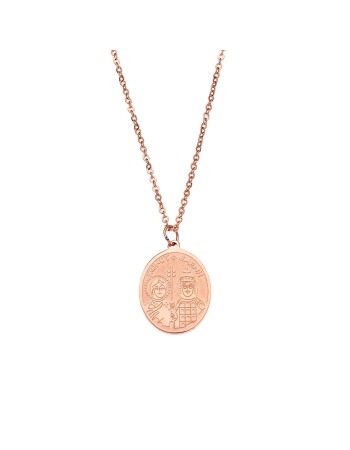 Κολιέ Γυναικείο SΕΝΖΑ Steel Rose Gold Plated - SSD3383RG