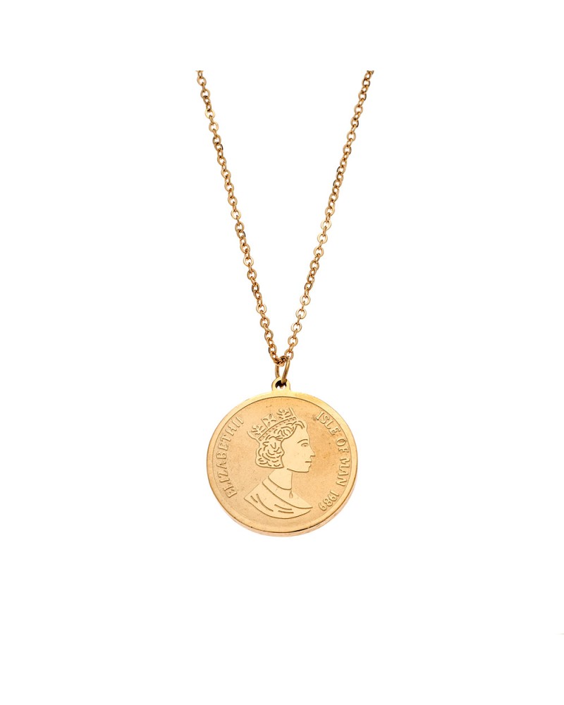 Κολιέ Γυναικείο SΕΝΖΑ Steel Gold Plated - SSD3384GD