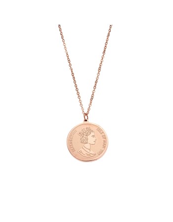 Κολιέ Γυναικείο SΕΝΖΑ Steel Rose Gold Plated - SSD3384RG