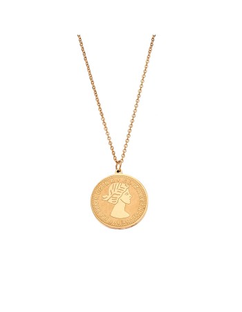 Κολιέ Γυναικείο SΕΝΖΑ Steel Gold Plated - SSD3385GD