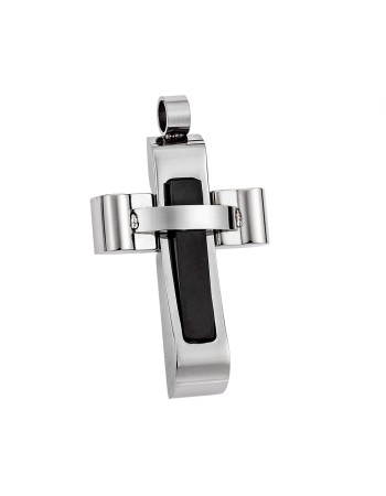 Σταυρός SENZA Mens Steel - SSD3417