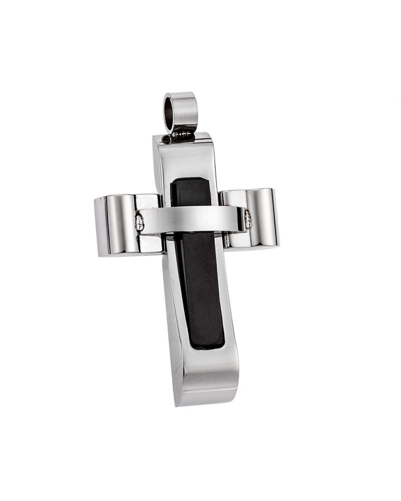 Σταυρός SENZA Mens Steel - SSD3417