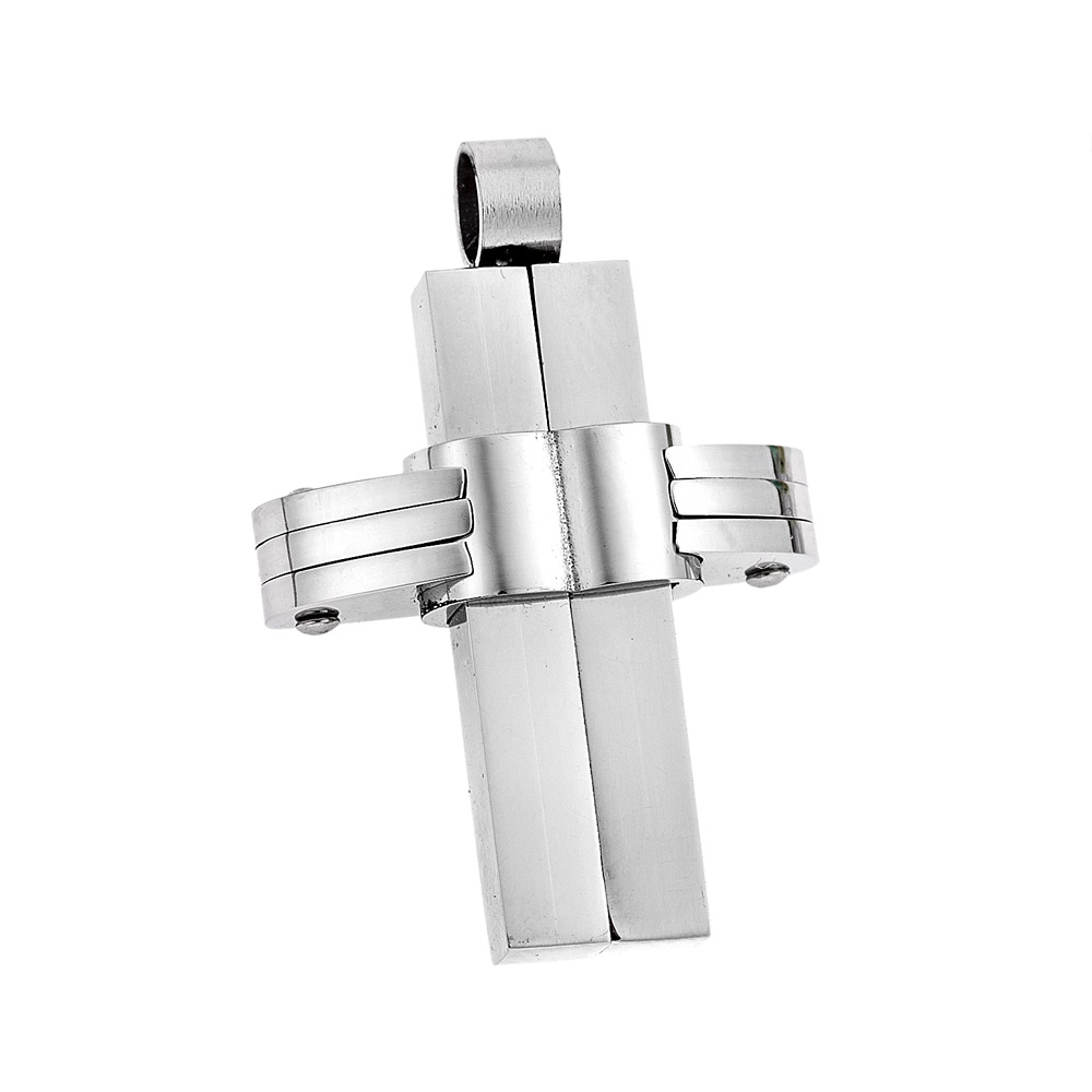 Σταυρός SENZA Mens Steel - SSD3418