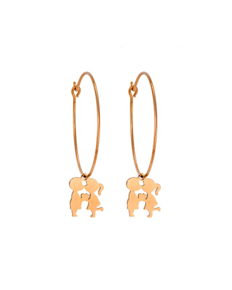 Σκουλαρίκια Senza Steel 2,5 cm - SSD3741