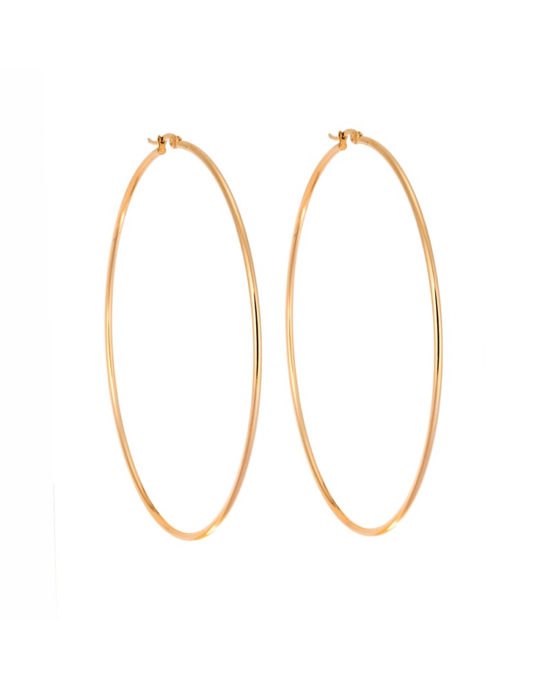 Σκουλαρίκια Senza Steel 9 cm Gold Plated - SSD3777GD