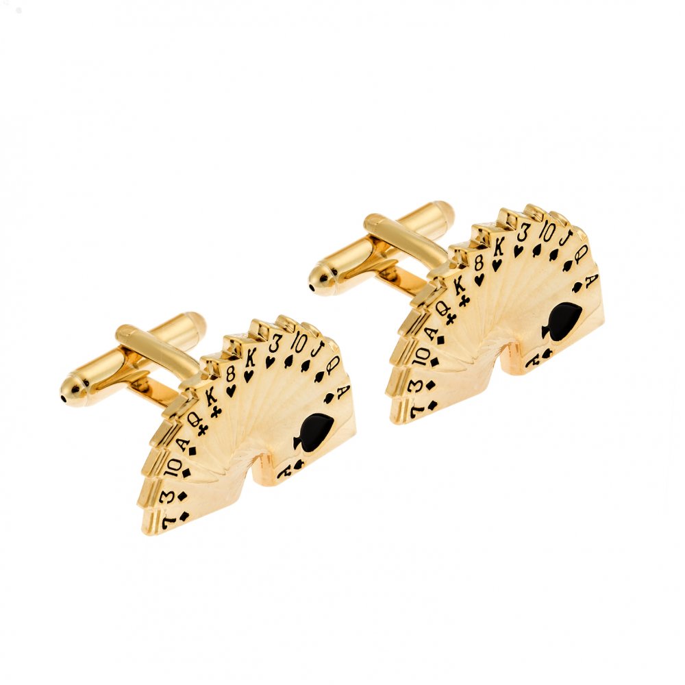 Μανικετόκουμπα SENZA Gold Plated Brass - SSD3946GD