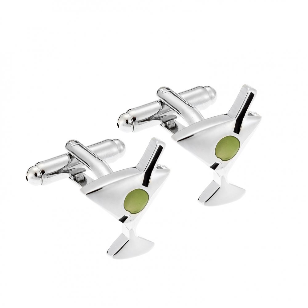 Μανικετόκουμπα SENZA Silver Brass - SSD3987