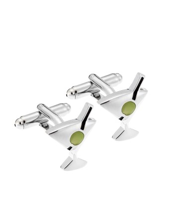 Μανικετόκουμπα SENZA Silver Brass - SSD3987