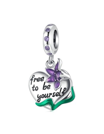 Charm Silver Me, από Ασήμι 925, Free to be yourself - 1123