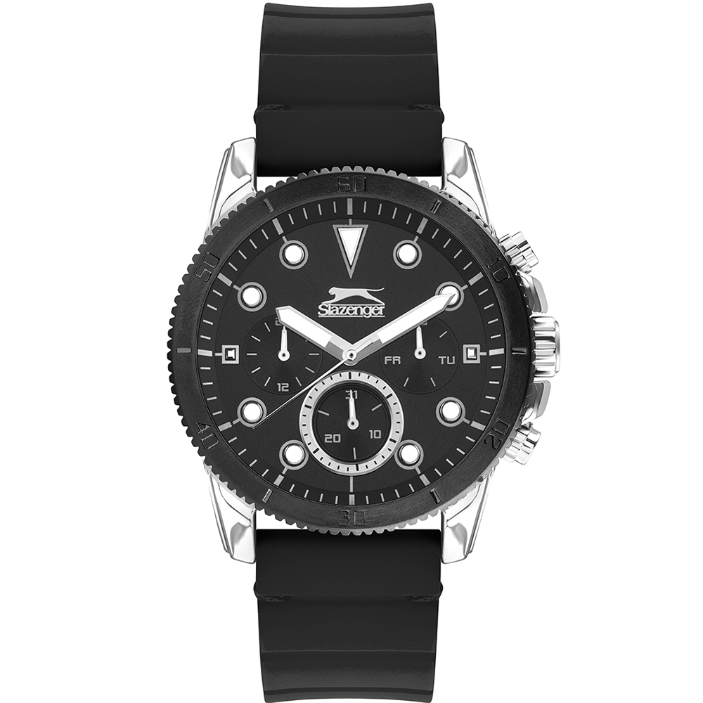 Ρολόι SLAZENGER Black Rubber Multifunctional - SL.09.2012.2.01