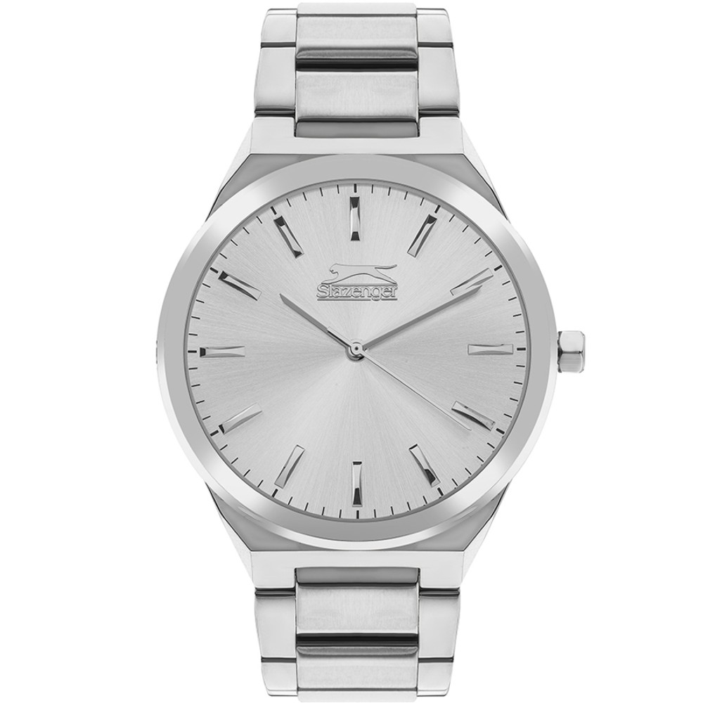 Ρολόι SLAZENGER Total Silver Stainless Steel Bracelet - SL.09.2081.1.01