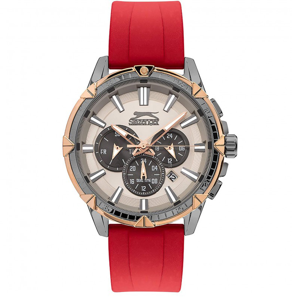 Ρολόι SLAZENGER Red Rubber Strap - SL.09.2090.2.03