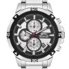 Ρολόι SLAZENGER Gents Black Dial Silver Stainless Steel Bracelet - SL.09.2249.2.01