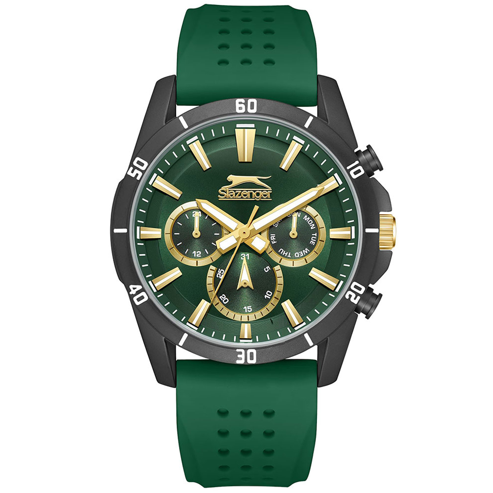 Ρολόι SLAZENGER Green Silicone Strap - SL.09.2333.2.04