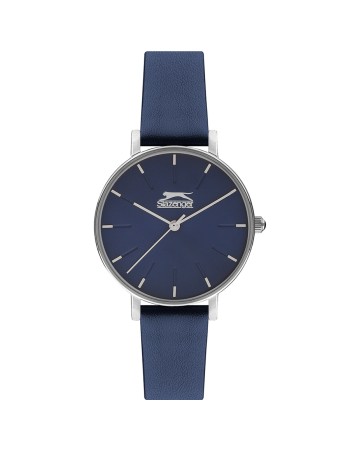 Ρολόι SLAZENGER Ladies Blue Leather Strap - SL.09.6367.3.03