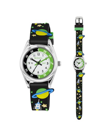 Ρολόι TIKKERS Black Space Rubber Strap - ATK0208