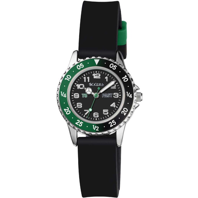 Ρολόι TIKKERS Black Rubber Strap - TK0139