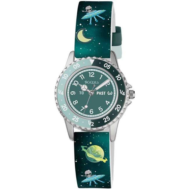 TIKKERS BoxSet Green Rubber Strap - TK0210