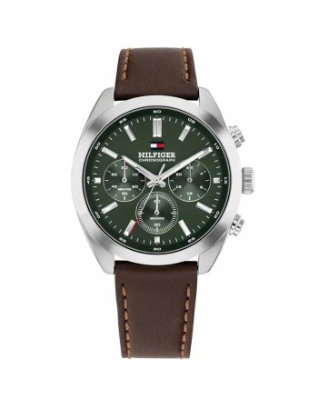 Ρολόι TOMMY HILFIGER Hydson Brown Leather Strap - 1710719