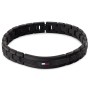 Βραχιόλι TOMMY HILFIGER Μαύρο από Ανοξείδωτο Ατσάλι - 2790420