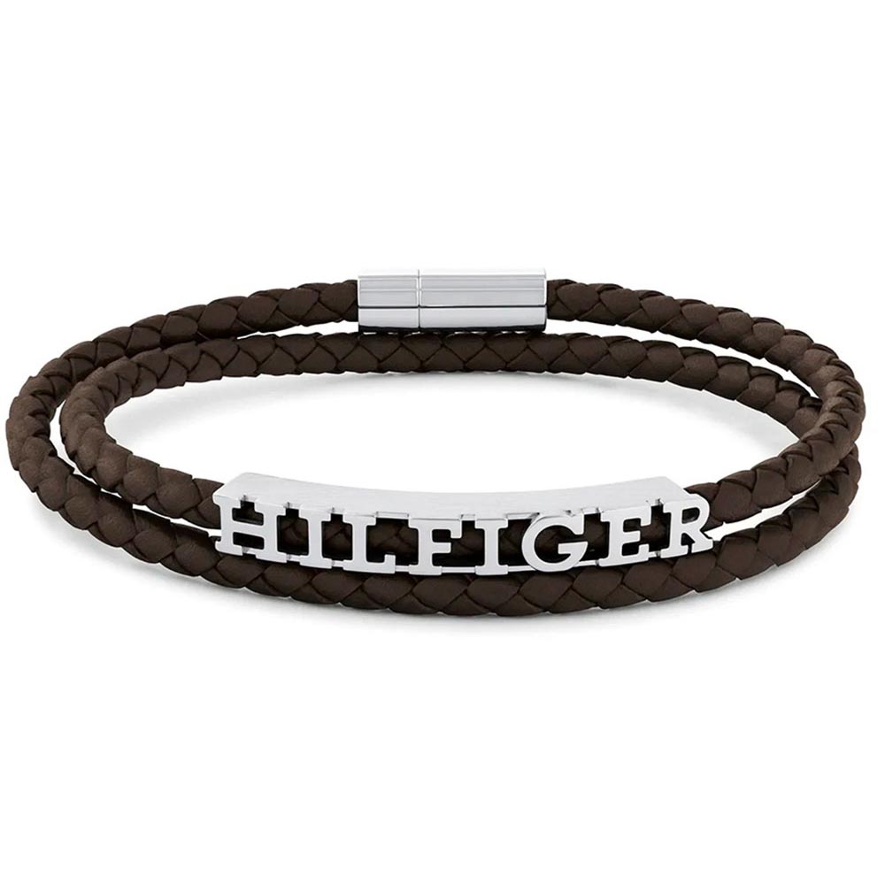 Ανδρικό Κολιέ TOMMY HILFIGER από Ανοξείδωτο Ατσάλι με Δέρμα - 2790589