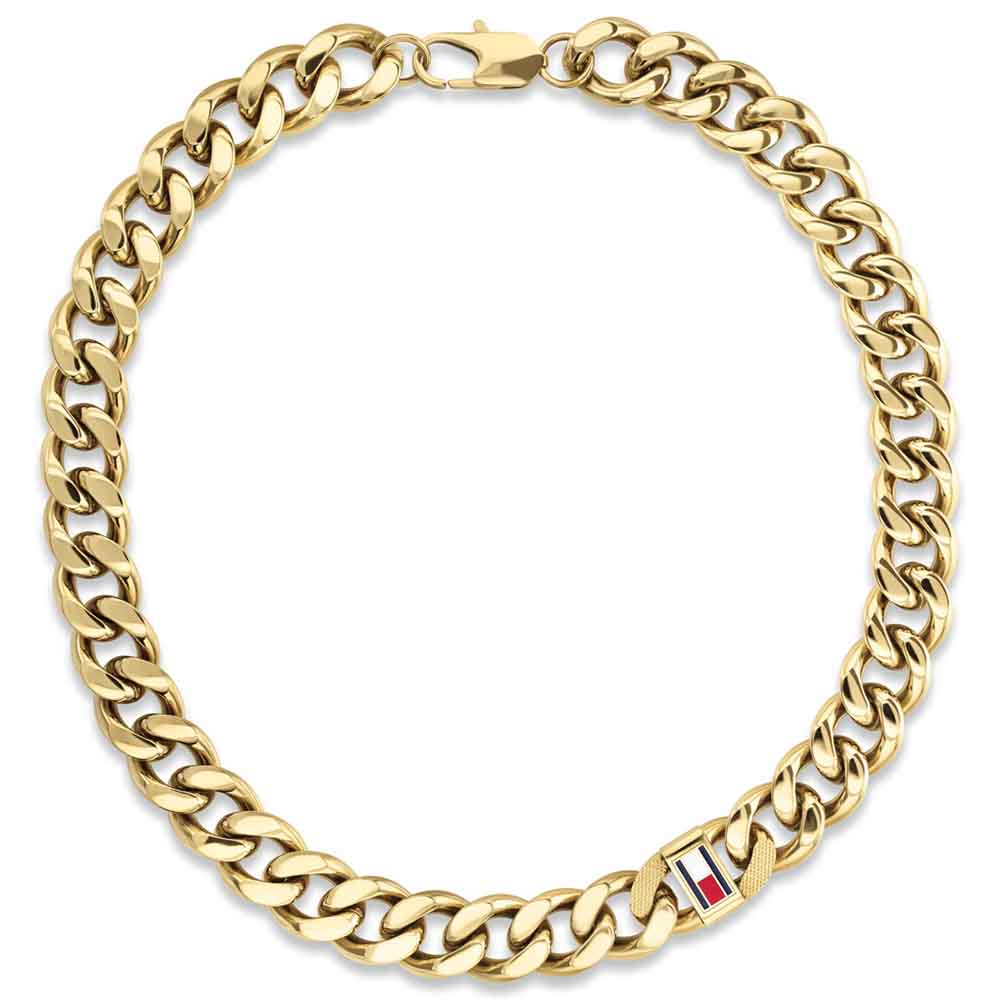 Ανδρικό Κολιέ TOMMY HILFIGER Επίχρυσο από Ανοξείδωτο Ατσάλι - 2790636