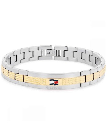 Βραχιόλι TOMMY HILFIGER Δίχρωμο από Ανοξείδωτο Ατσάλι - 2790642