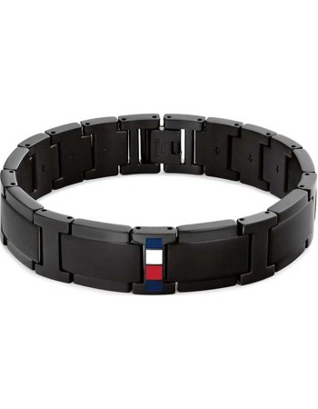 Βραχιόλι TOMMY HILFIGER Μαύρη από Ανοξείδωτο Ατσάλι - 2790659