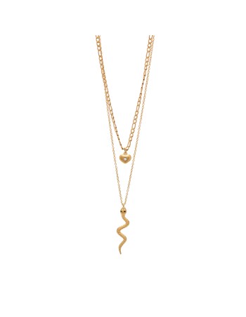 Κολιέ Visetti Stainless Steel 2 Shape Chain - 22A-KD012G