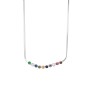 Κολιέ Visetti Stainless Steel With Multicolor Stones - 22A-KD017SO