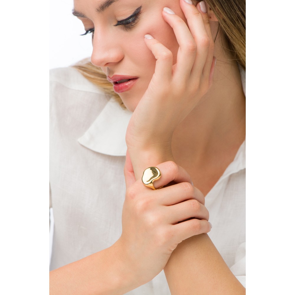 Δαχτυλίδι VISETTI Gold Plated Stainless Steel - 22A-RG004G