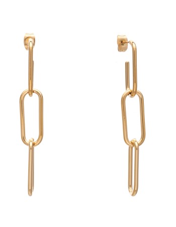 Σκουλαρίκια VISETTI Gold Plated Stainless Steel - 22A-SC034G