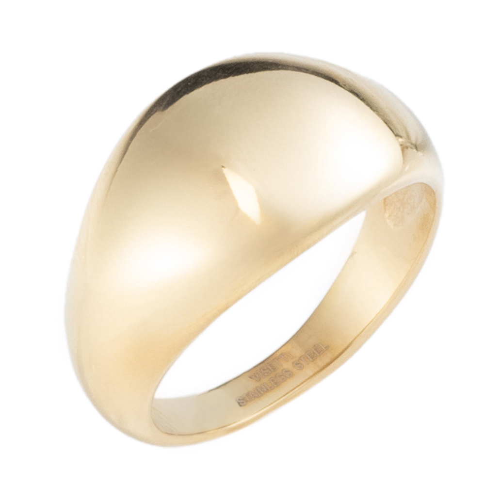 Δαχτυλίδι VISETTI Stainless Steel Gold Plated - 42K-RG027G