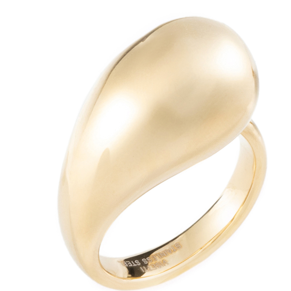 Δαχτυλίδι VISETTI Stainless Steel Gold Plated, σταγόνα - 42K-RG029G