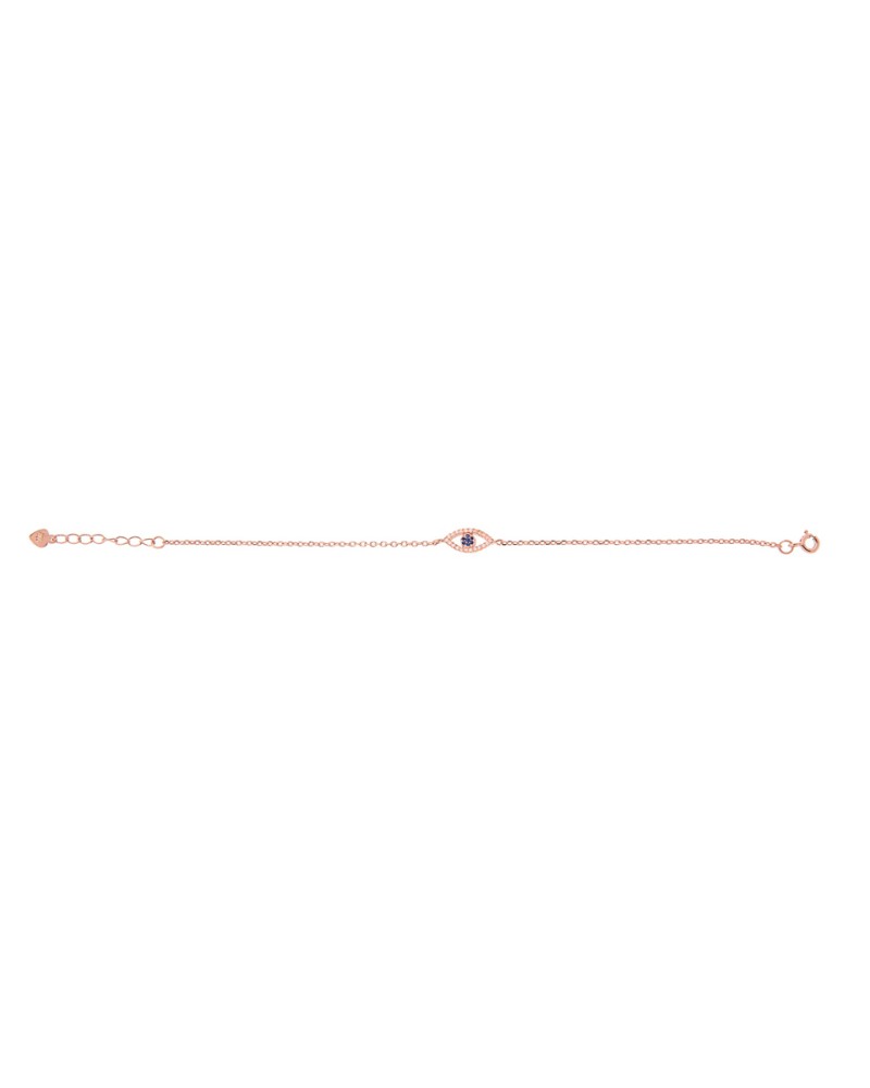 Βραχιόλι Ασήμι 925 Rose Gold Plated - 9B-BR062-2