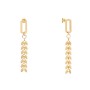 Σκουλαρίκια Visetti Gold Plated Stainless Steel, Hanging Leaves - HT-WSC076G