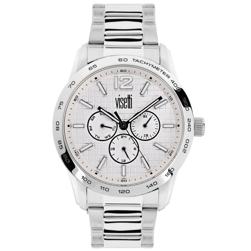 Ρολόι Visetti Multistrada Stainless Steel Bracelet - PE-691SI Ρολόι Visetti Multistrada Stainless Steel Bracelet - PE-691SI