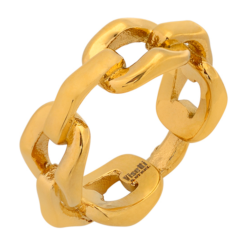 Δαχτυλίδι Visetti Gold Plated Stainless Steel Chain - SU-WRG011G
