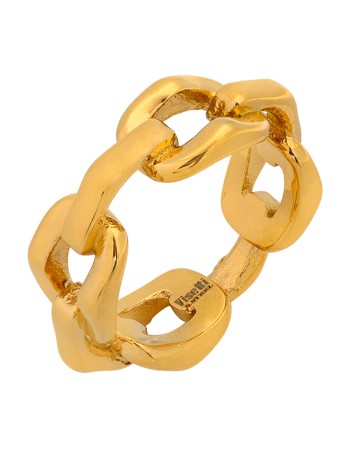 Δαχτυλίδι Visetti Gold Plated Stainless Steel Chain - SU-WRG011G