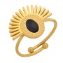 Δαχτυλίδι Visetti Gold Plated Stainless Steel - Black Eye - SU-WRG018GB