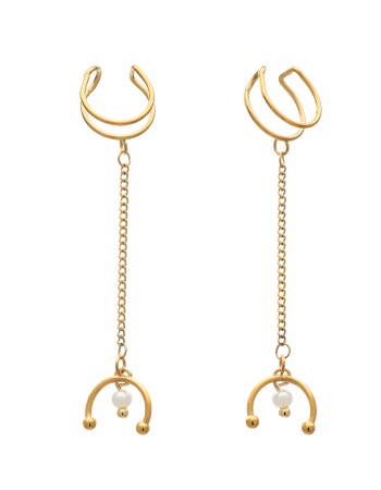 Σκουλαρίκια Κρίκος Visetti Stainless Steel - SU-WSC037G